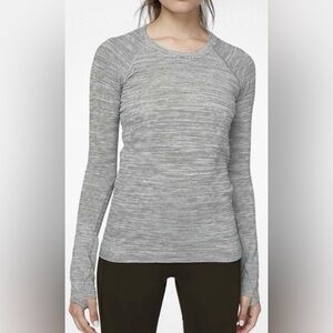 Lululemon Swiftly Speed Long Sleeve (Striped)
